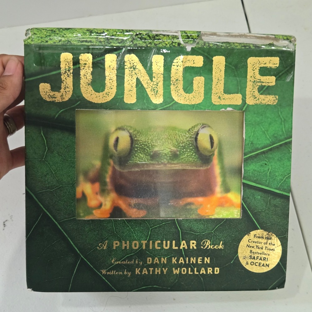 Jungle A Photicular Book Dan Kainen Kathy Wollard 3D Motion Rain Forest Nature